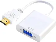 HDMI to VGA Adapter/Adapter with chip HDMI HD 1080p Notebook to VGA Display, 1 Package (1-1Baise)