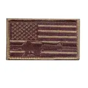 Subdued American Flag & Rifle Patch