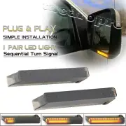 2x Dynamic LED Under Side Mirror Light Turn Signal Lamp for 2009-2014 Ford F-150 (for: Ford)