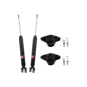 Pair Rear KYB Shock Absorbers + Strut Top Mount Kit for Hyundai ix35 Wagon 10-15