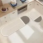 Diatomite Kitchen Floor Mat Super Absorbent Entrance Doormat Bathroom