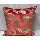 Coussins Décoratif Red Shiny Snake Throw Pillow Decorative Square Pillow 20x20"