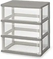 Iris Ohyama W-543 Chest Shelf, Plastic, Closet Storage, Simple, Complete Product, Single Item, Dark Gray