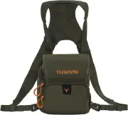 Binocular Harness Chest Pack with Rangefinder Pouch Bino Case for Hunting Hiking
