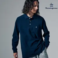 在飛比找momo購物網優惠-【Munsingwear】企鵝牌 男款深藍色日本製經典復刻簡