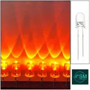 5mm 100pcs Orange LED Flicker Flame Diodes DIY Candle Light Emitting Diodes