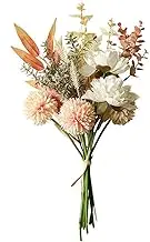 Artificial Fake Flowers Faux Hydrangeas Silk Flower Stem for Vase Wedding Bouquets Decorations Floral Table Centerpieces for Garden Party Kitchen Home Decor Casaacol (Champagne)