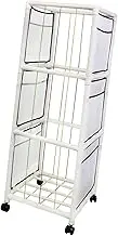 Stuffed Toy Organizer with Moving System, Practical Holder for s Room, 3 Layer, as described