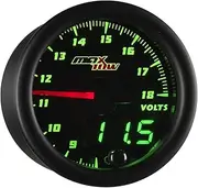 Black & Green MaxTow Volt Gauge