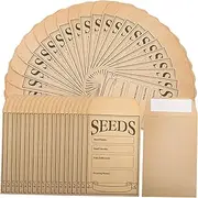 jojofuny 200pcs Paper Envelopes Mini Storage Packets Self Sealing Tiny Envelopes for Packing Tear Resistant Paper Bags for Organizing Items