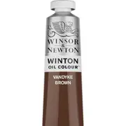 Winsor & Newton 200ml Winton Oil Colour Paint Tube Artist/Craft Vandyke Brown