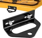 Trailer Hitch for Zero Turn Mower,Heavy Duty Steel Mower Trailer Hitch | Portable Mower Trailer Hitch with Installation Hardware for 2.4-5 Inches Lawn Mowers