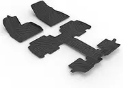 TPE Liner Pad Custom Cover Rug Accessories 6 Seats Car Foot Pads Car Floor Mats Compatible with BYD Compatible with Tang DM-P 2022