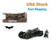 Batman Batmobile 2015 Arkham Knight w Figure Jada Diecast Toy Car 8" 1:24 NIB
