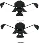 2Pack 80W LED Garage Light, 8000 Lumen Ceiling Lights with 3 Adjustable Panels,