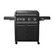 Artusi Chicago 4 Burner Gas Grill with Side Burner & Cabinet