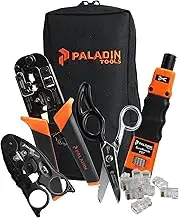 Paladin Tools DataComm Network Tool Kit - Professional Grade - RJ45, RJ11, RJ12, RJ22