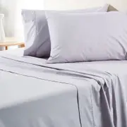 Sheridan Everyday Cotton 250TC Sheet Set in Grey Size: Super King