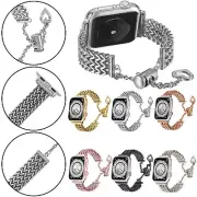 Heart Shape Chain Adjustable Strap For Apple Watch Series 10 9 8 7 6 5 4 Ultra