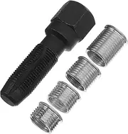 VINTORKY 1 Set Spark Plug Repair Tool Spark Plugs Spark Plug Repairing Kit Spark Plug Tap Engine Repair Kit Spark Plug Rethread Kit Thread Repair Kit Thread Repair Adapter High-carbon Steel