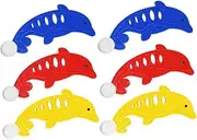 6Pcs Diving Fish for Underwater Pool Game for Age Swim Learners Fun Safe Swimming Training Accessories for Pool Parties