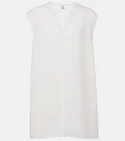 [Toteme] Toteme Lyocell and linen top AU 6 white