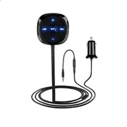 Bluetooth Audio Receiver with USB Charger for Car MP3 Player AUX Adapter