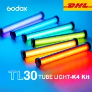 US Godox TL30-K4 RGB LED Tube Light Photography Handheld Light Stick 2700K-6500K