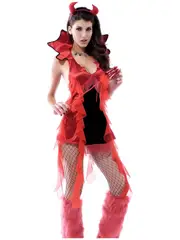 Devil Vampire Vampires Underworld Women Costume Sz 10 - 12