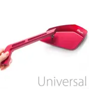 red motorcycle Mirrors Cleaver style for Suzuki AN 250 400 Burgman Skywave