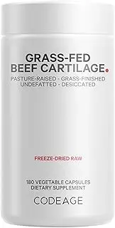 Code Age Beef Tracheal Cartilage (With Liver) Supports Healing, Immune & Joint Health (180 Capsules)