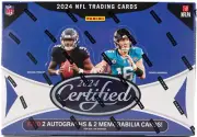 2024 Panini Certified Football Hobby PYT Box Break #331 - 2 AUTO, 2 MEM Break!