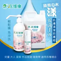 在飛比找環球Online優惠-次綠康 精緻水漾乾洗手液 4L+500ml+60ml