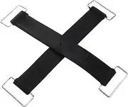 GLEAVI 2pcs Adjustable Rubber Battery Tie Down Straps for Car Motorcycle Boat Non Slip Fastening Cinch Straps with Hook Compatibility Durable Performance