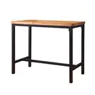 Levede High Bar Table Vintage Industrial Solid Wood Kitchen Cafe Desk 120x50cm