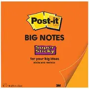 Post-it Big Notes 279 x 279mm Orange 30 Sheets