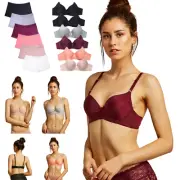 Women Boyshort & Full Cup Bra Set Underwear Seamless Sports Yoga Shorts Panties