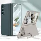For Samsung Galaxy Z Fold 6 5 4 Luxury Leather Case Magnetic Stand Screen Cover