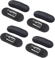 10 Pcs Black Sponge Bump Up Hair Clip Volume Padding Bun Updo Magic Head Insert Hair Barrettes Maker Tool Hairpins Hair Accessories