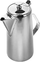 Luxshiny Stainless Steel Pitcher with Lid: 2L Large Capacity Pitcher for Juice, Tea, and Beverages