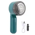 Fabric Lint Shaver 6 Blades Portable USB Rechargeable Stainless Steel Mesh JY
