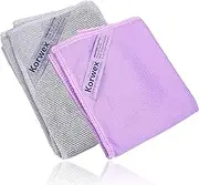 Window Cleaning Cloth, Glass Cleaning Cloth, Streaks & Scratches Free, Purple, Microfiber, Small, 17.71 x 17.72 Inches