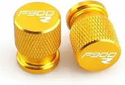 2PCS Motorcycle Tire Valve Air Port Stem Cover Cap Plug CNC Accessories Compatible with F900R F900XR F 900 R F900 XR F 900XR F900r