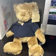 Burberry Teddy Bear Soft Plush 2010 Vintage with tag