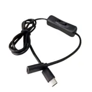 Power Cable for 4 USB C Male to Female Extension Cord