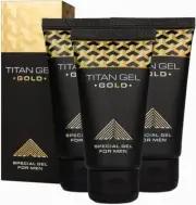 Gel Gold for Men Original Gel to be Titan Man 3PCS