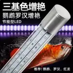 魚缸燈增豔三基色RGB紅魚不紅水水族箱LED防水金魚羅漢鹦鹉增紅燈 森馬先生旗艦店