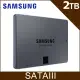 SAMSUNG 三星 870 QVO 2TB 2.5吋 SATAIII 固態硬碟 (MZ-77Q2T0BW)