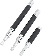 ChgImposs 3pcs/set Scalable Magnetic Screw Drive Guide Drill Bit Tip Holder Screwdriver Bit Holder Extension Bar Adapter, Drill Bit Guide Rod Adapter