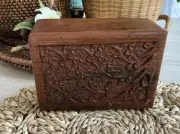 NEW Wood Pet Cremation Urn or Trinket Box 6x4x2.5